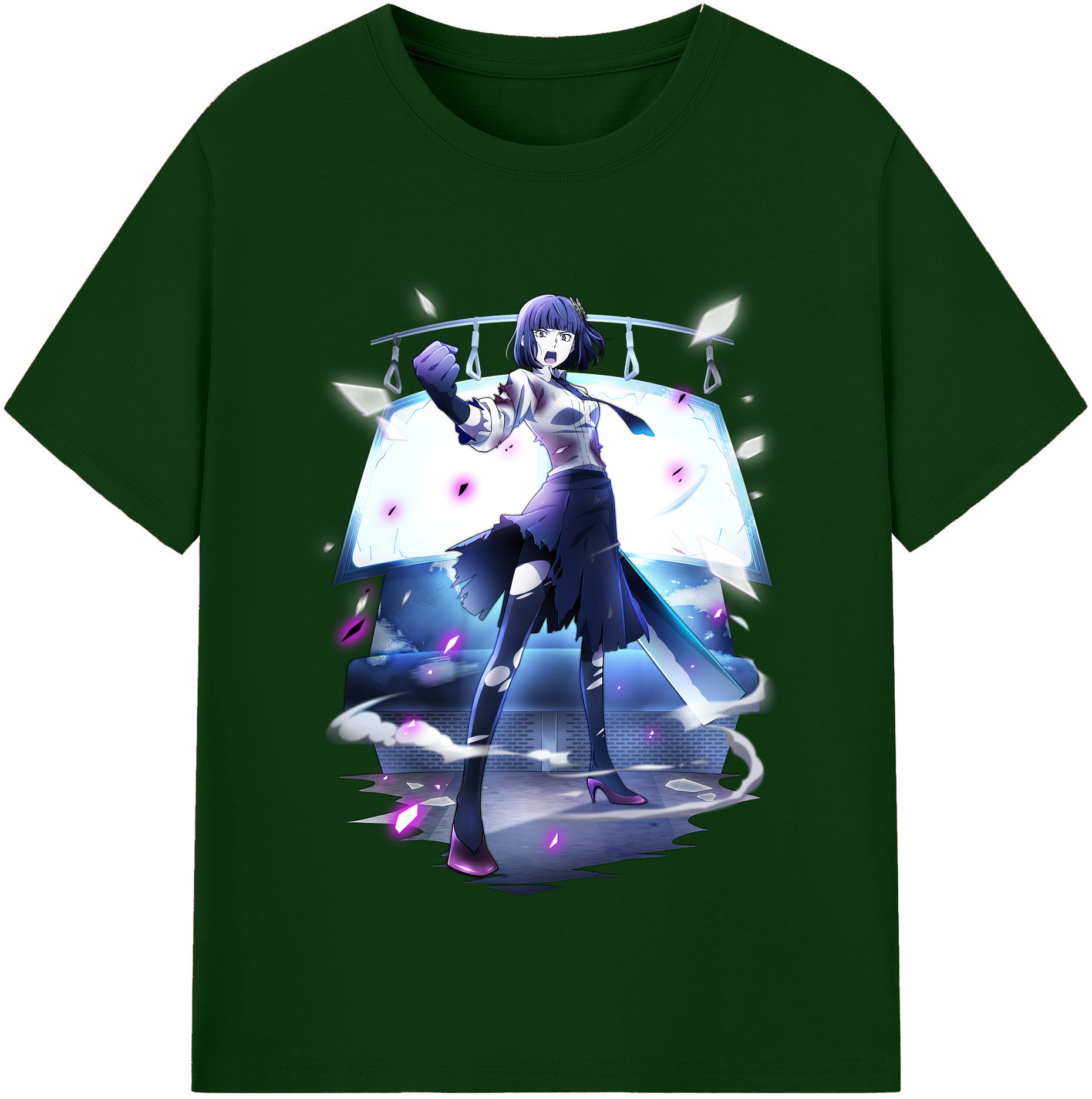 （画像用） 文豪ストレイドッグス Bungo Stray Dogs 綿100％半袖Tシャツ（フロントプリント）